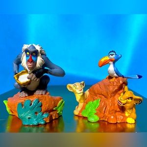 DISNEY’S THE LION KING VTG 1990’s DISNEY STORE EXCLUSIVE LIL CLASSICS SET OF 2